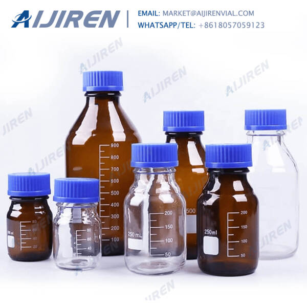 Customized blue screw cap reagent bottle 500ml Schott